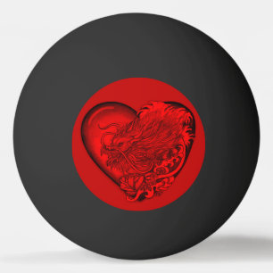 Bolinha De Ping Pong Dragão Heart