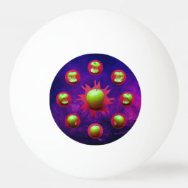 Bolinha De Ping Pong Eclipse Da Estrela Verde