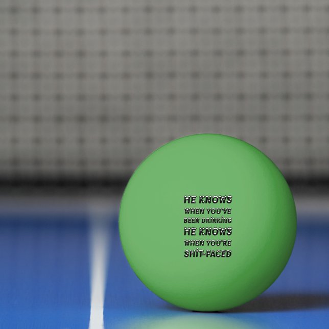 Bolinha De Ping Pong Ele Sabe Quando Você Bebeu (Líquido)