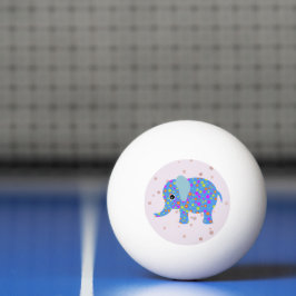 Bolinha De Ping Pong Elefante Cute