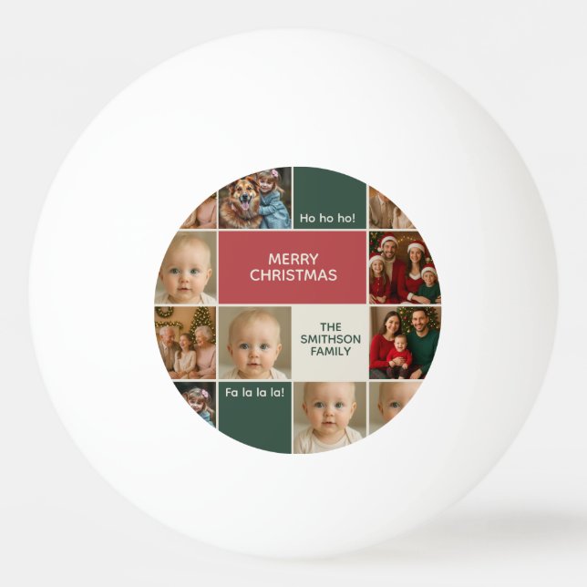 Bolinha De Ping Pong elegance christmas xmas funny family photos (Frente)