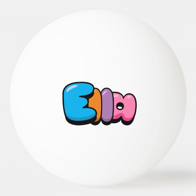 Bolinha De Ping Pong Ella (Frente)