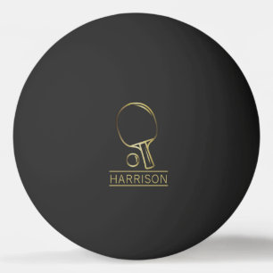 Bolinha De Ping Pong Emblema do pino do ouro Ping personalizado