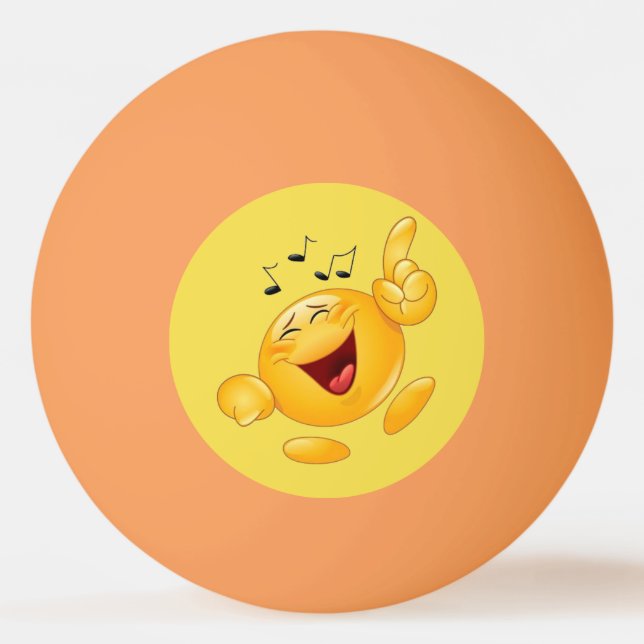 Bolinha De Ping Pong emoji de riso (Verso)