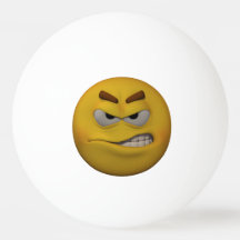 Emoticon irritado do estilo 3D