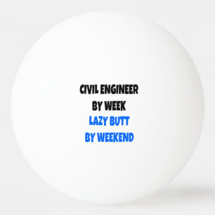 Bolinha De Ping Pong Engenheiro Civil Bumbum Preguiçoso