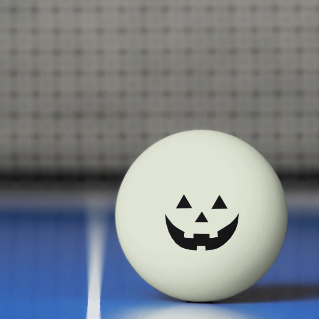 Bolinha De Ping Pong Engraçado brilho no escuro Jack o lanterno Hallowe (Líquido)