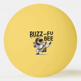 Bolinha De Ping Pong Engraçado Buzz-Fu Bee Artes Marciais