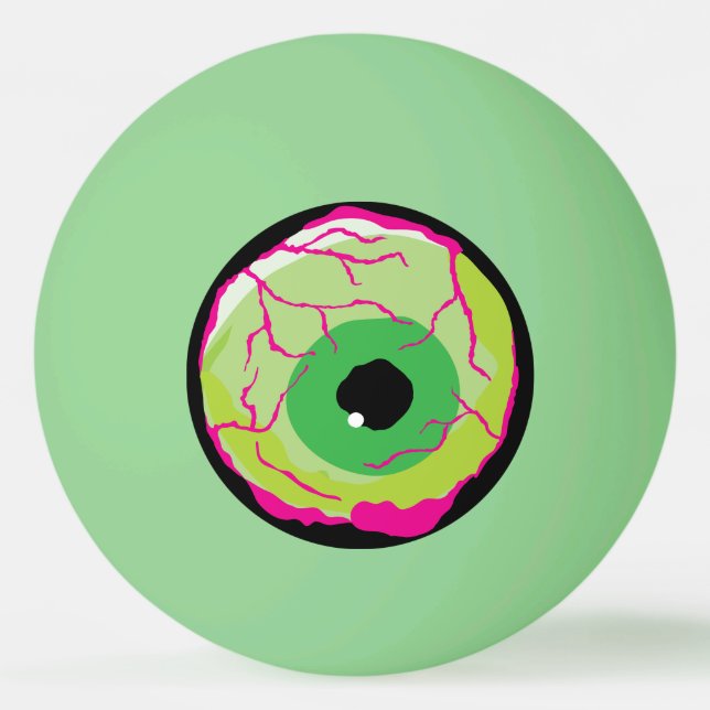 Bolinha De Ping Pong Engraçado Zombie Eyeball Beer ou (Verso)