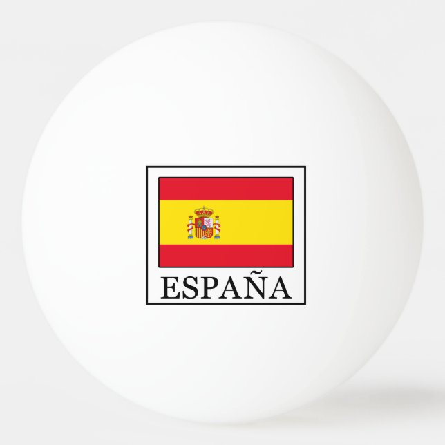 Bolinha De Ping Pong España (Frente)