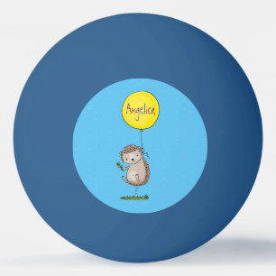 Bolinha De Ping Pong Espelho de ouriço e desenho de balão