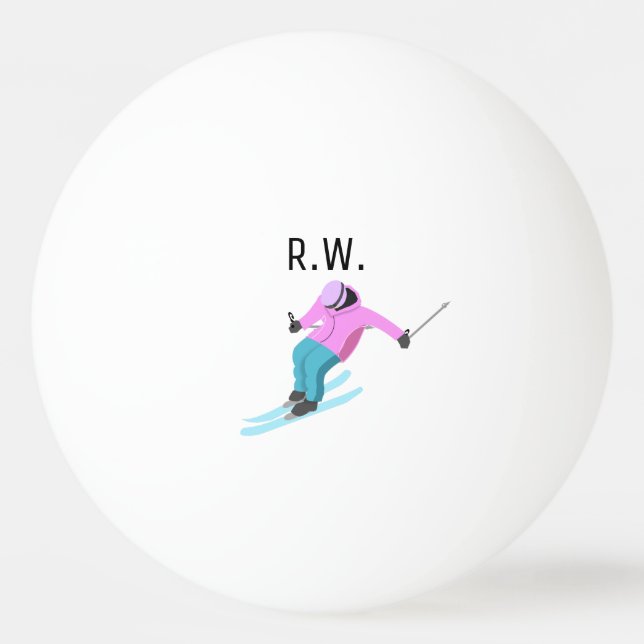 Bolinha De Ping Pong Esqui (Frente)