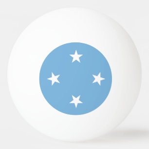 Bolinha De Ping Pong Estados Federados da Micronésia bandeira Ping Pon