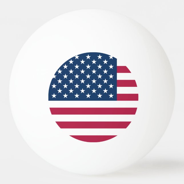 Bolinha De Ping Pong Estados Unidos da América (Frente)