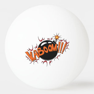 Bolinha De Ping Pong Estilo cómico KaBoom do pop art!