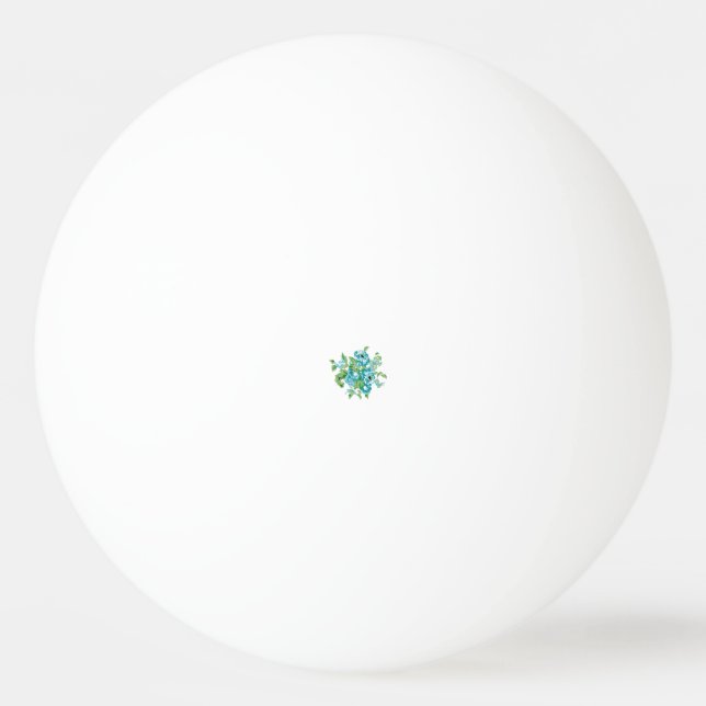 Bolinha De Ping Pong Estilo Decorativo, Mint Cream, Fountain Blue, Teal (Frente)