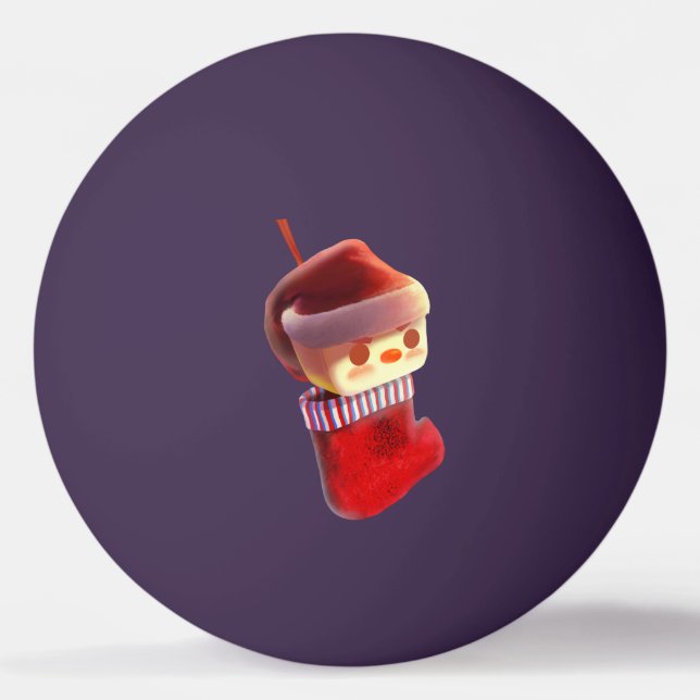 Bolinha De Ping Pong Estoque de Natal (Frente)