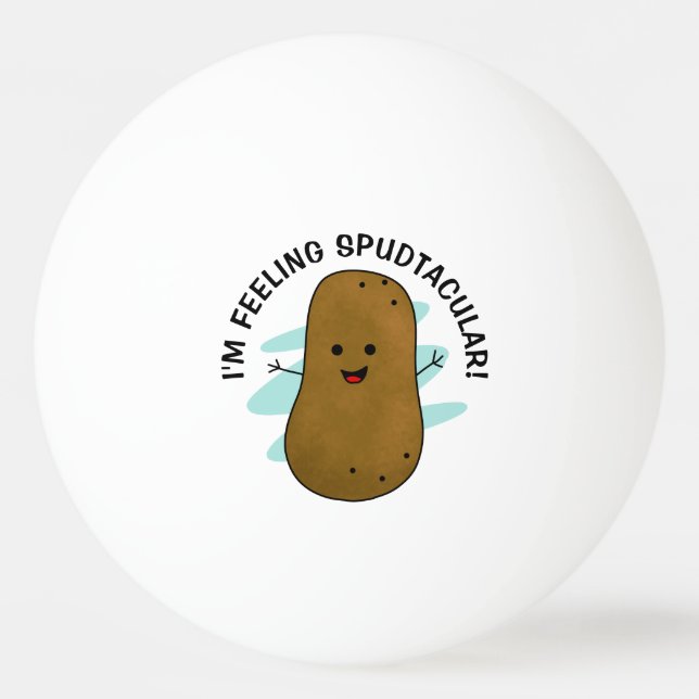 Bolinha De Ping Pong Estou Sentindo Batata Spudtacular (Frente)