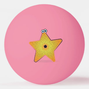 Bolinha De Ping Pong Estrela do mar dos desenhos animados