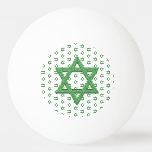 Bolinha De Ping Pong Estrela Verde de David Seamless (Frente)