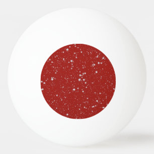 Bolinha De Ping Pong Estrelas do brilho - vermelho de prata