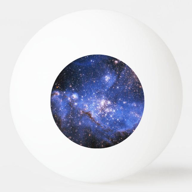 Bolinha De Ping Pong Estrelas Embrionárias Azul de Queda (Frente)