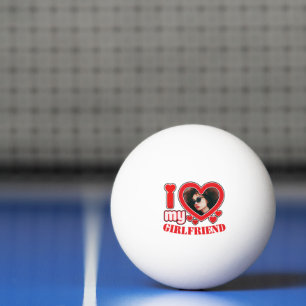 Bolinha De Ping Pong Eu Amo O Meu Texto Fotográfico Personalizado Namor