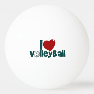 Bolinha De Ping Pong Eu amo o voleibol