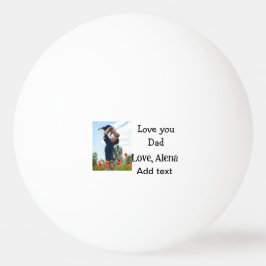 Bolinha De Ping Pong Eu te amo pai dia de os pais elegante adicionar te