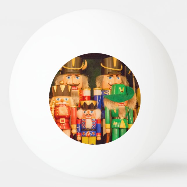 Bolinha De Ping Pong Exército de Nutcrackers do Natal (Frente)