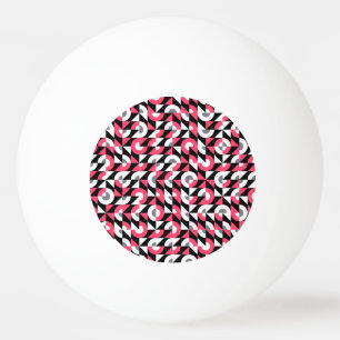 Bolinha De Ping Pong Falha de Vintage: Padrão Geométrico de Abstrato
