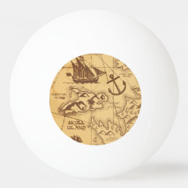 Bolinha De Ping Pong Família de pontos de terra do mapa Pirate Personal