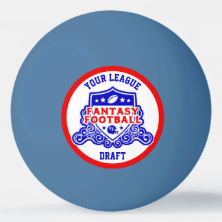Bolinha De Ping Pong Fantasy Futebol Emblem Draft Pick Lotery