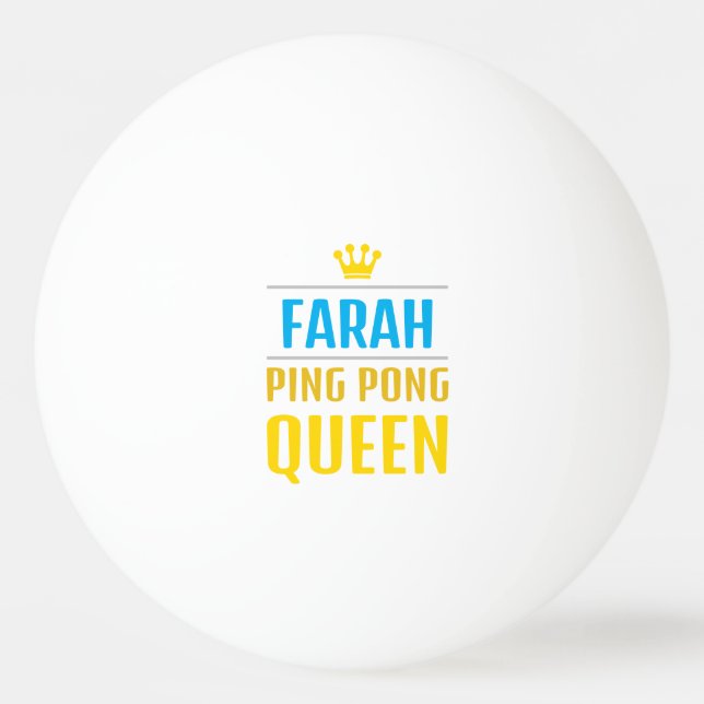 Bolinha De Ping Pong Farah (Frente)