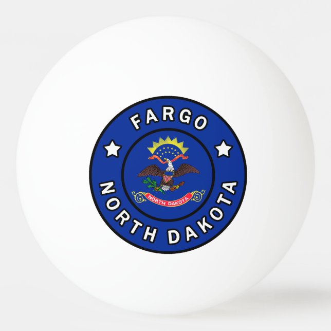Bolinha De Ping Pong Fargo North Dakota (Frente)