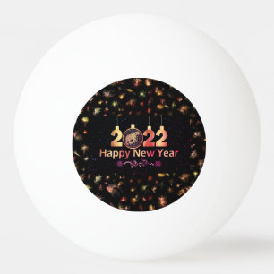 Bolinha De Ping Pong feliz ano novo 2022