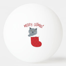 Bolinha De Ping Pong Feliz Catmas!