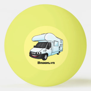 Bolinha De Ping Pong Feliz desenho animado da câmera