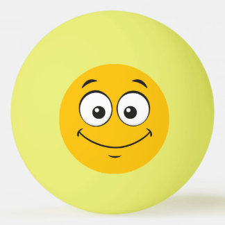 Bolinha De Ping Pong Feliz Monstro Amarelo Personaliza Ping Ball