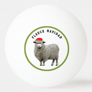 Bolinha De Ping Pong Feriado de Natal engraçado