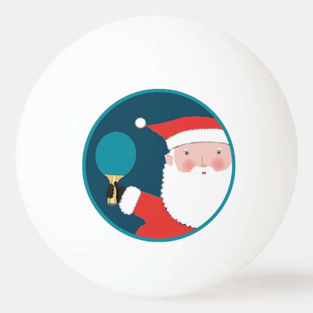 Bolinha De Ping Pong Feriado de Natal engraçado (Frente)