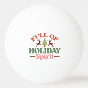 Bolinha De Ping Pong Feriados de Natal em Groovay Spirit Retro