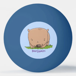 Bolinha De Ping Pong Figura de desenho animado de um bebê fofo