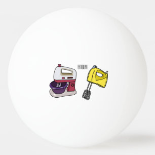 Bolinha De Ping Pong Figura de desenho animado do Mixer