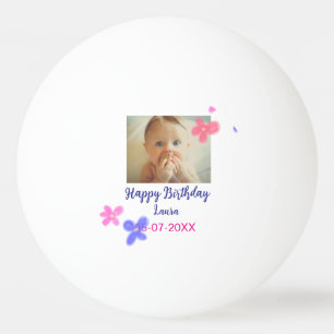 Bolinha De Ping Pong Filhos bebês primeiro aniversario adicionar nome d