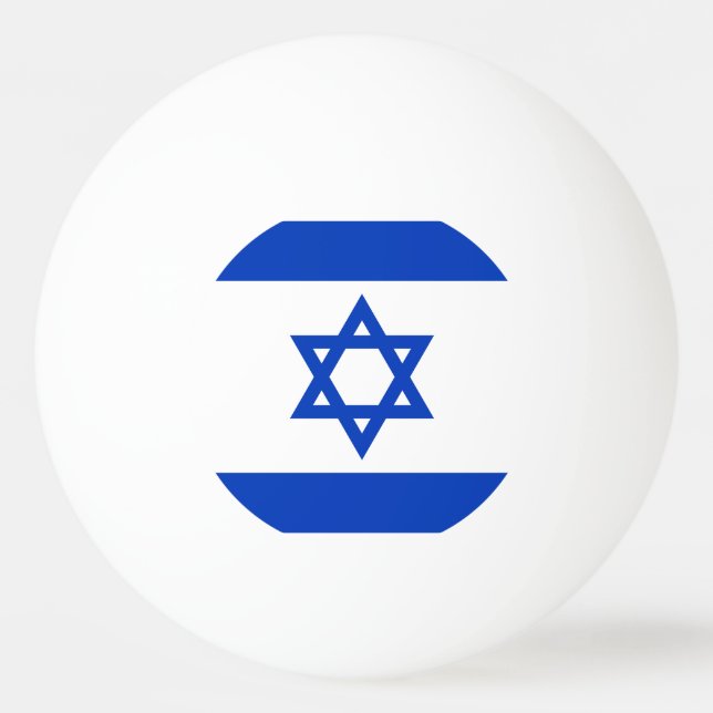 Bolinha De Ping Pong Flag of Israel (Frente)