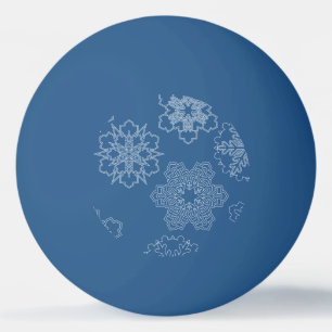Bolinha De Ping Pong Floco de neve