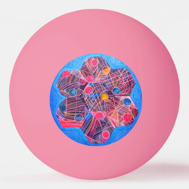 Bolinha De Ping Pong flor espacial (Frente)
