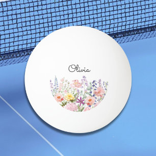 Bolinha De Ping Pong Flores Coloridas Bonitas Jardim Floral Personaliza
