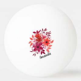 Bolinha De Ping Pong Flores Personalizadas